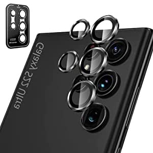 ZORBES Lens Protector for Galaxy S22 Ultra (2022) Metal Anti-Scratch Camera Lens Protector Cover (Yaoye Black) ZORBES Lens Protector for Galaxy S22 Ultra (2022) Metal Anti-Scratch Camera Lens Protector Cover (Yaoye Black)